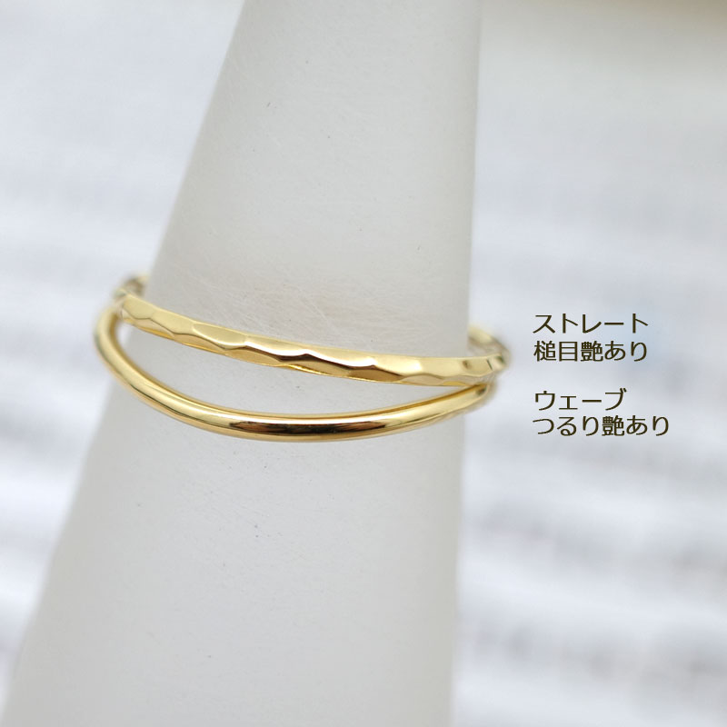 楽天市場】【指輪】K22 fairyRing☆フェアリーリング22金1ミリ幅極細
