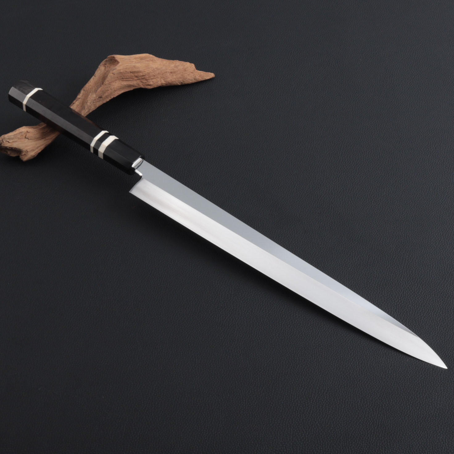 楽天市場】柳刃包丁 尺一（刃渡り330mm) 通常鏡面仕上げ 本刃付け 刺身