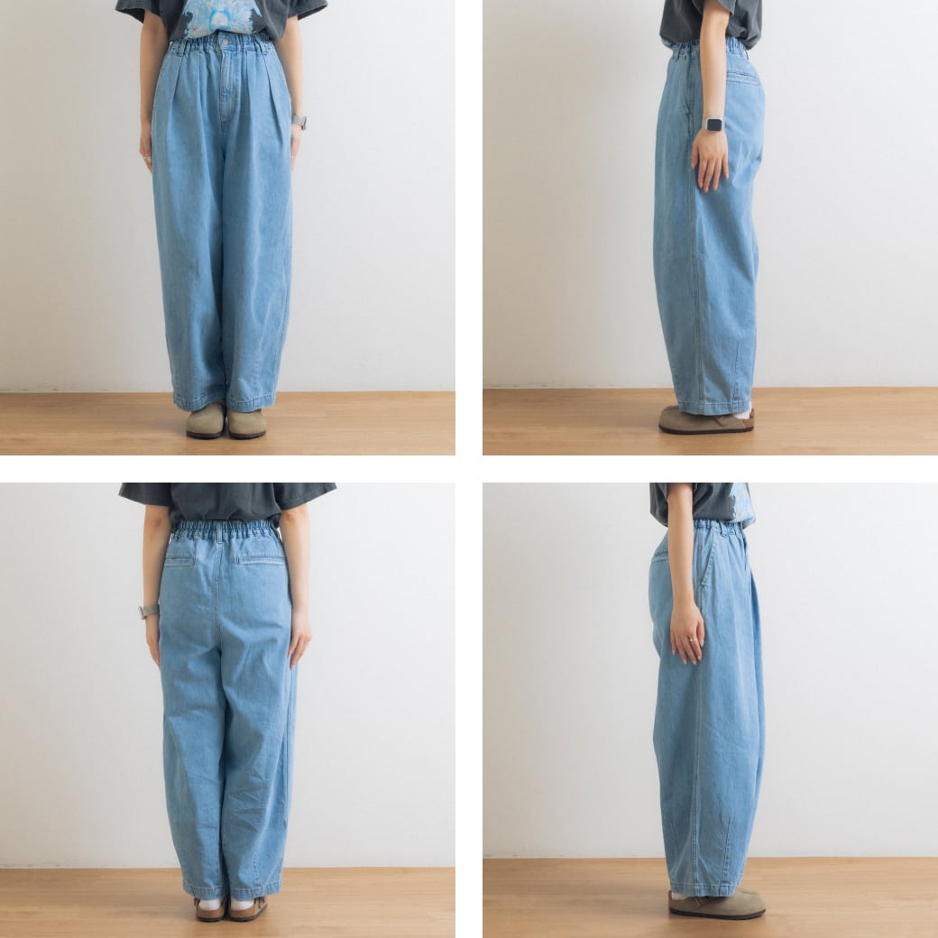 楽天市場】HARVESTY DENIM NARROW CIRCUS PANTS ハーベスティ デニム