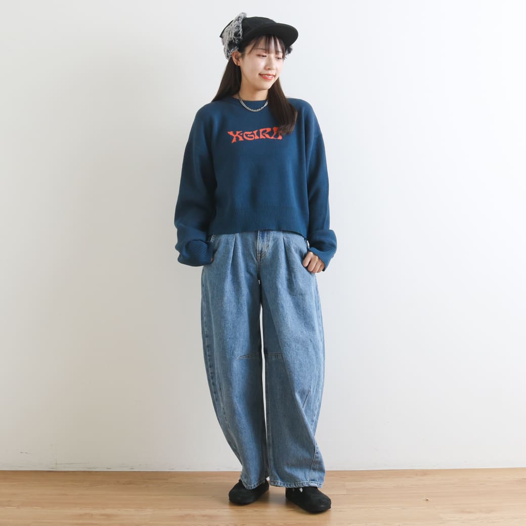 楽天市場】X-girl エックスガール BUTTERFLY COMPACT KNIT TOP