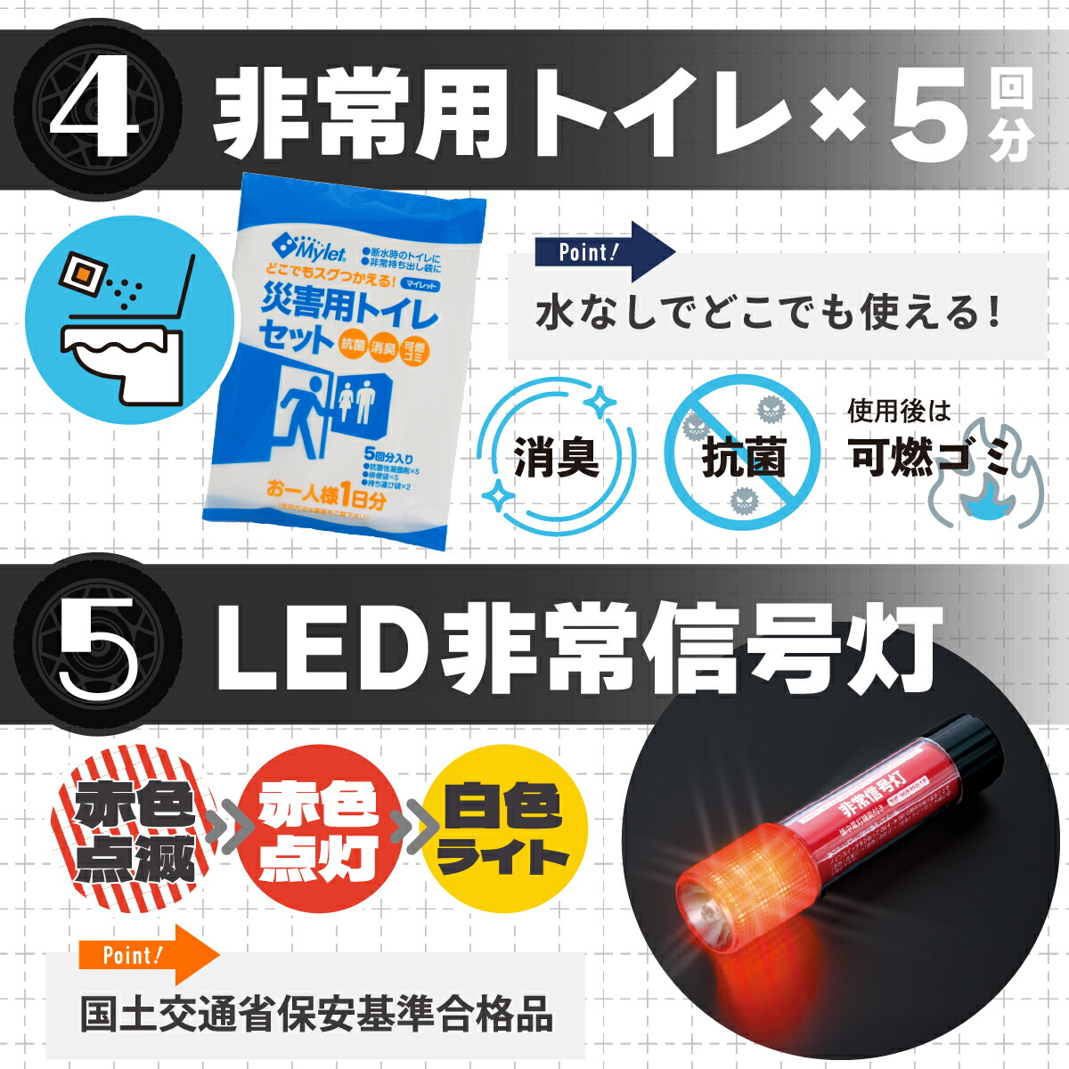 楽天市場】【車載用・耐熱耐寒】 トランクポン 10年保存 非常食 お菓子
