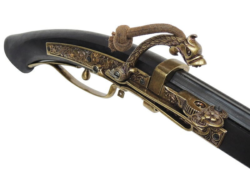 楽天市場】火縄銃 種子島 ブラック ポルトガル 伝来モデル 65cm DENIX