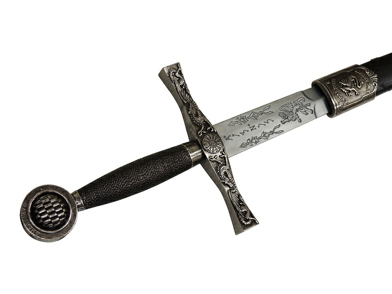 楽天市場】模造刀 アーサー王 ソード ザ エクスキャリバー シルバー