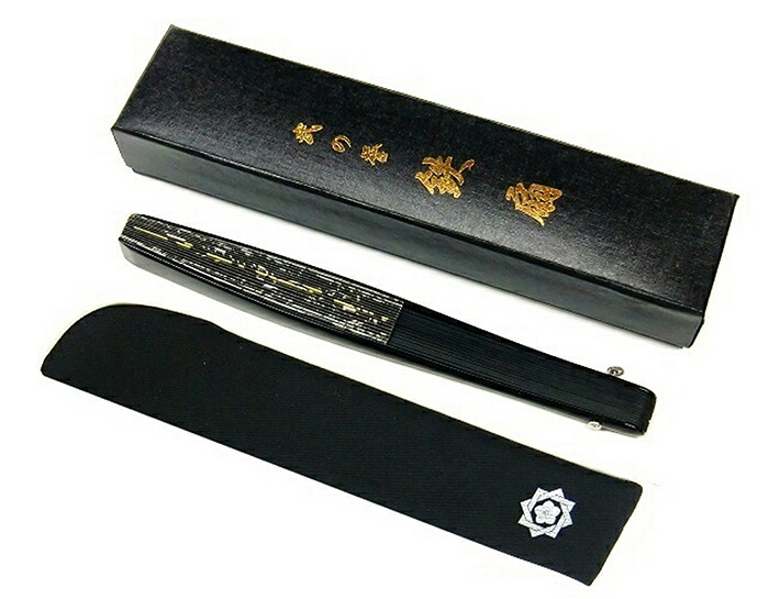 楽天市場】鉄扇 扇 扇子 尾形刀剣 T65-B/龍馬 女性用鉄扇 6.5寸 黒