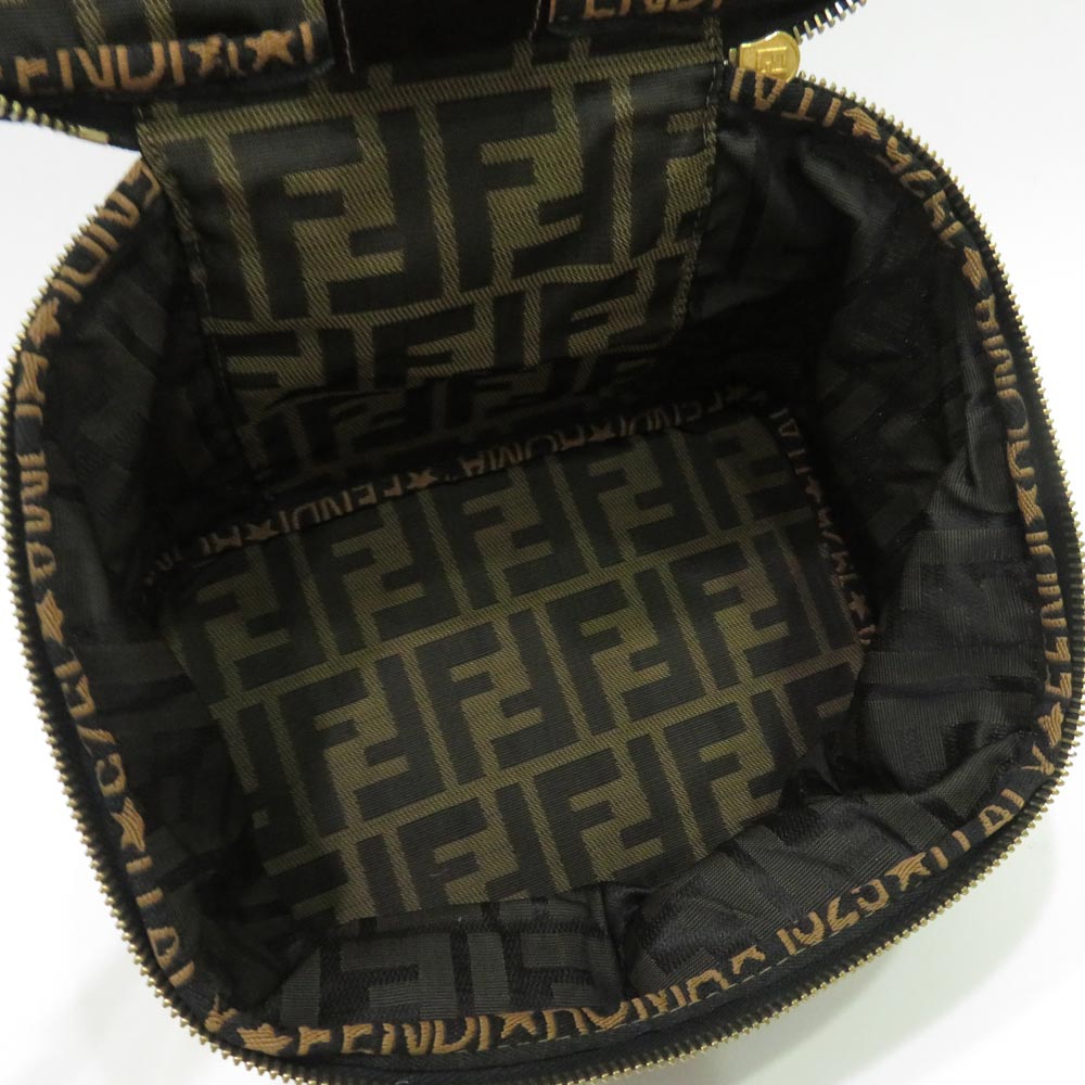 楽天市場】中古 フェンディ ズッカ柄 バニティバッグ ポーチ ABランク