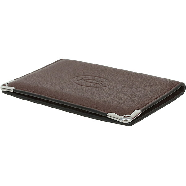 楽天市場】【10%OFF】 カルティエ カードケース 二つ折り マスト ドゥ