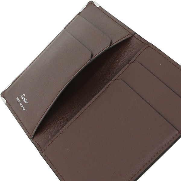 楽天市場】【10%OFF】 カルティエ カードケース 二つ折り マスト ドゥ