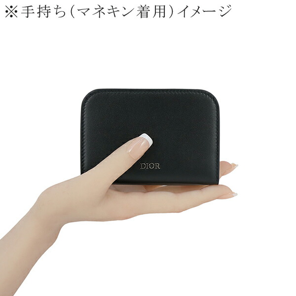 楽天市場】【10%OFF】 ディオール コインケース カーフレザー ブラック
