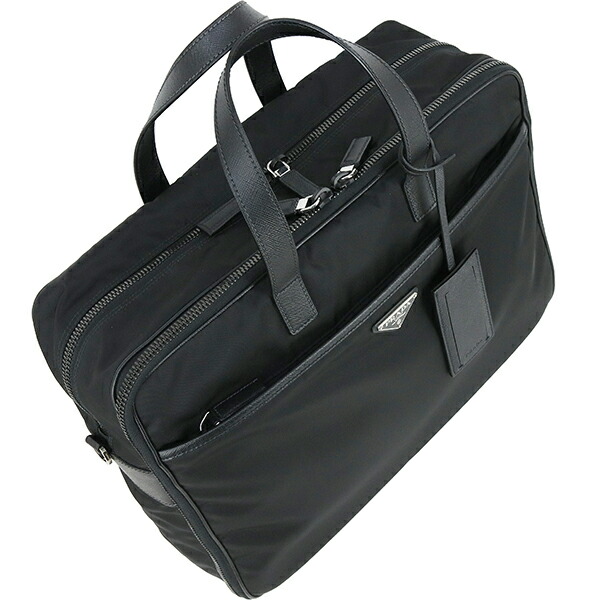 楽天市場】【10%OFF】 プラダ ビジネスバッグ ナイロン サフィアーノ