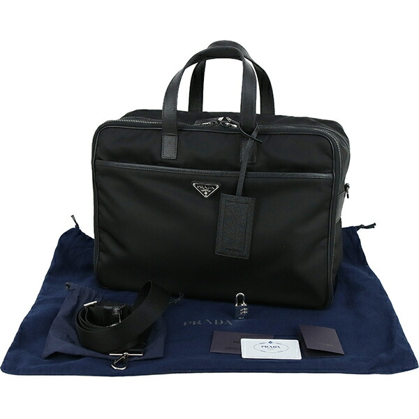 楽天市場】【10%OFF】 プラダ ビジネスバッグ ナイロン サフィアーノ