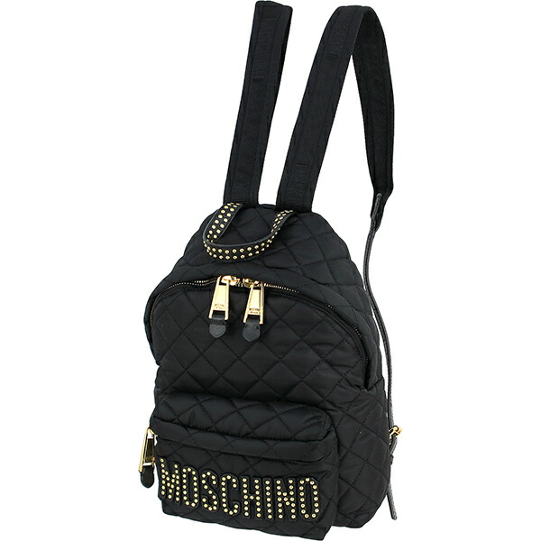 楽天市場】モスキーノ バックパック スタッズロゴ ナイロン