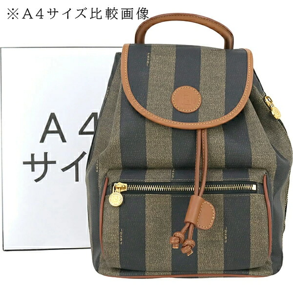 楽天市場】【ヴィンテージ】 フェンディ リュックサック ペカン FFロゴ