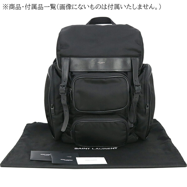 楽天市場】サンローラン バックパック シティマルチポケット ナイロン