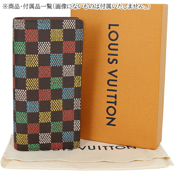 楽天市場】【新品】 ルイヴィトン 長財布 ポルトフォイユ ブラザ LV
