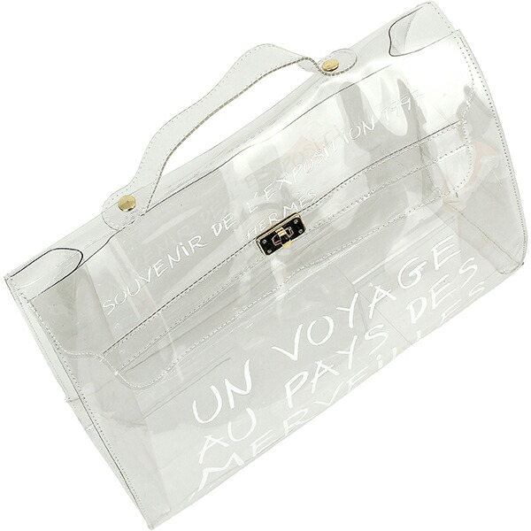 楽天市場】エルメス ビニールケリー 不思議の国エルメスへの旅 クリア