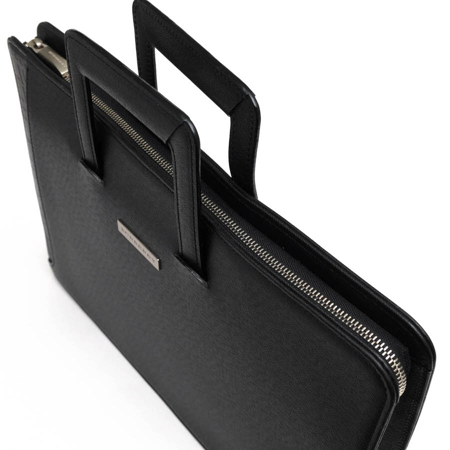 楽天市場】BURBERRY ビジネスバッグ バーバリー サフィアーノレザー