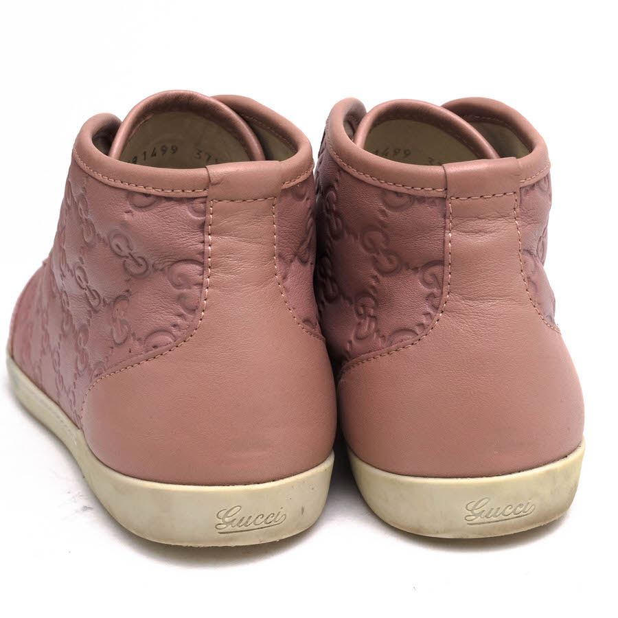 楽天市場】GUCCI ハイカットスニーカー グッチ 391499 GGシマレザー