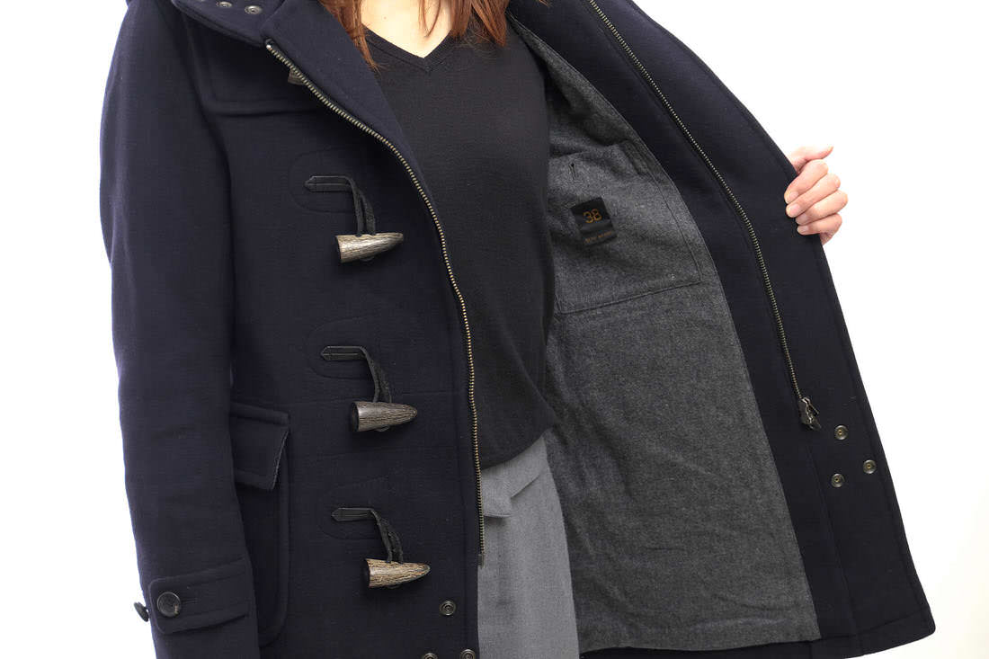 楽天市場】Scye ダッフルコート サイ BASICS フード付き 【中古