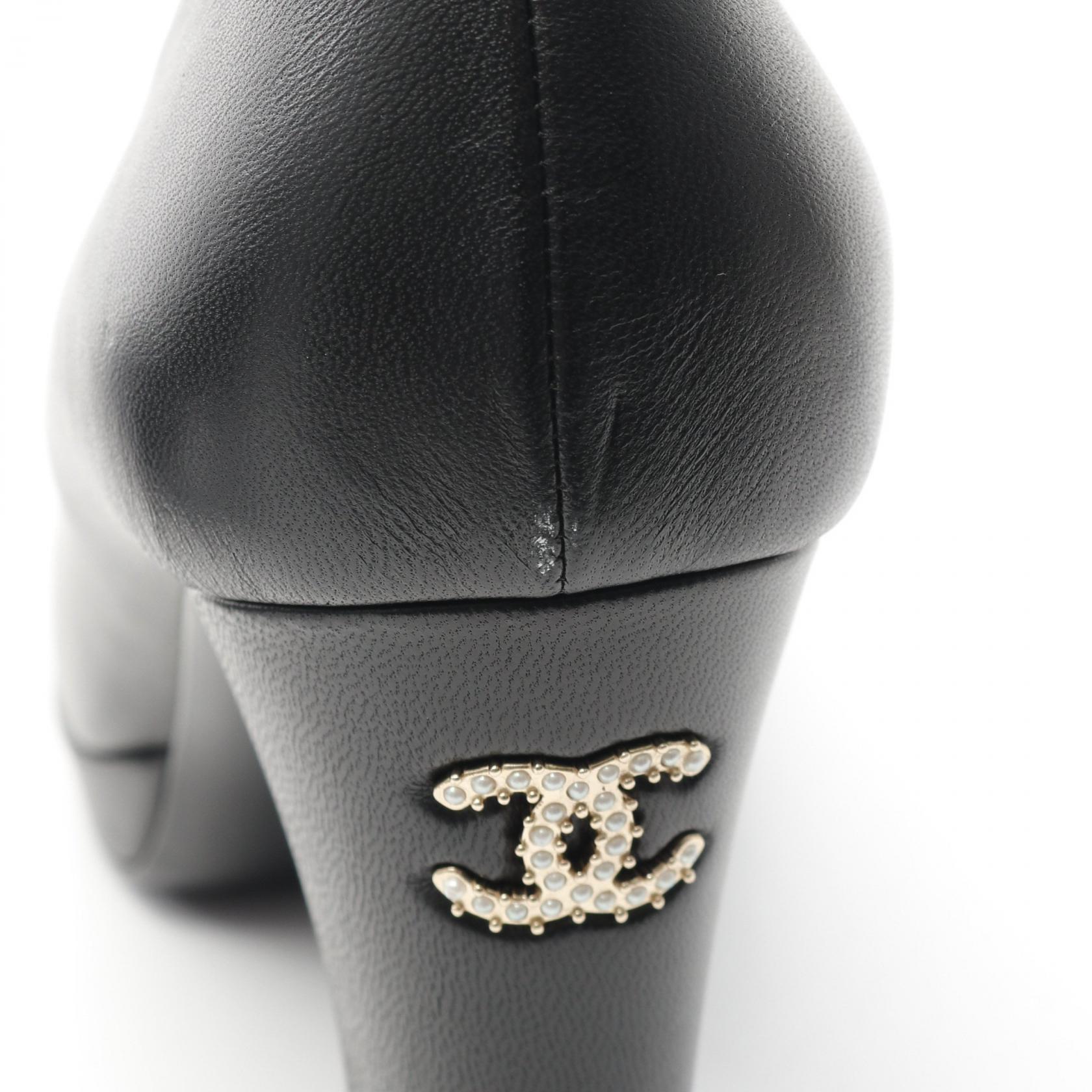 楽天市場】シャネル CHANEL ココマーク パンプス 靴 レザー パテント