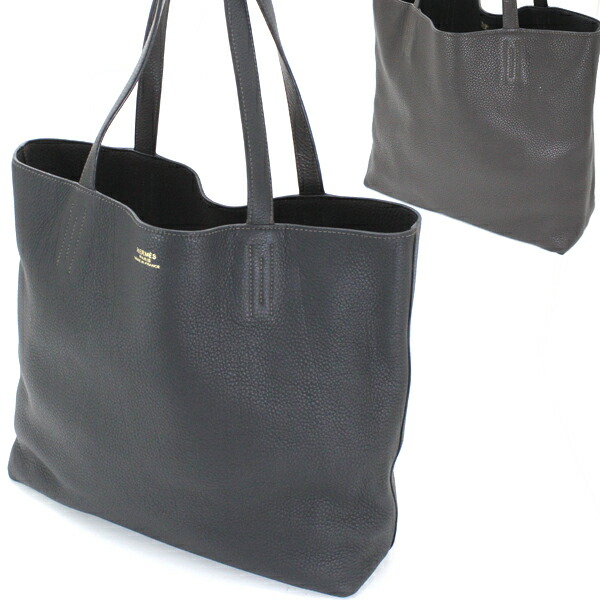 楽天市場】エルメス ショルダーバッグ ドゥブルセンス 36 黒 ブラック