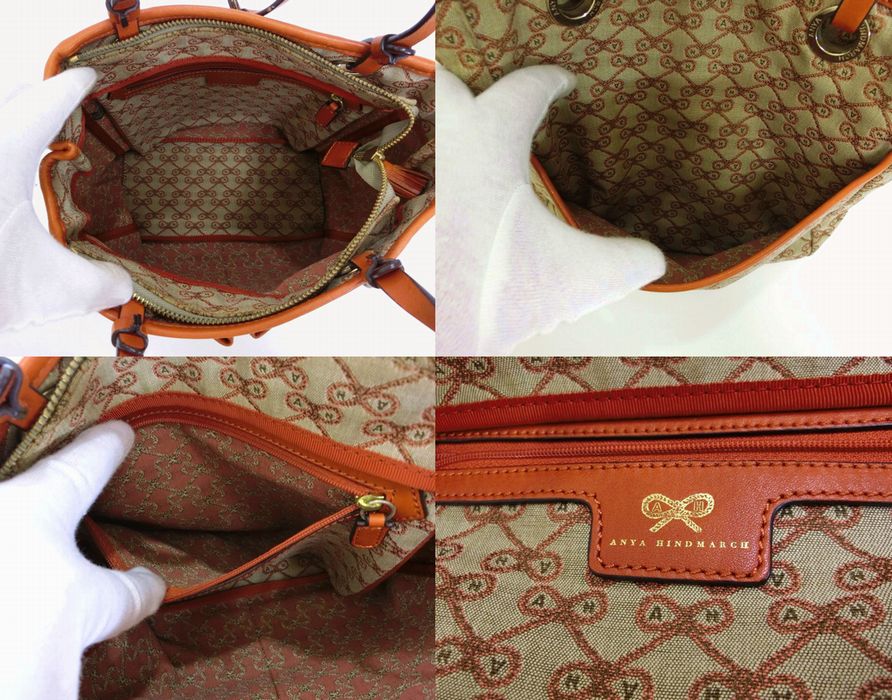 楽天市場】ANYA HINDMARCH・アニヤ ハインドマーチ キャンバス×レザー