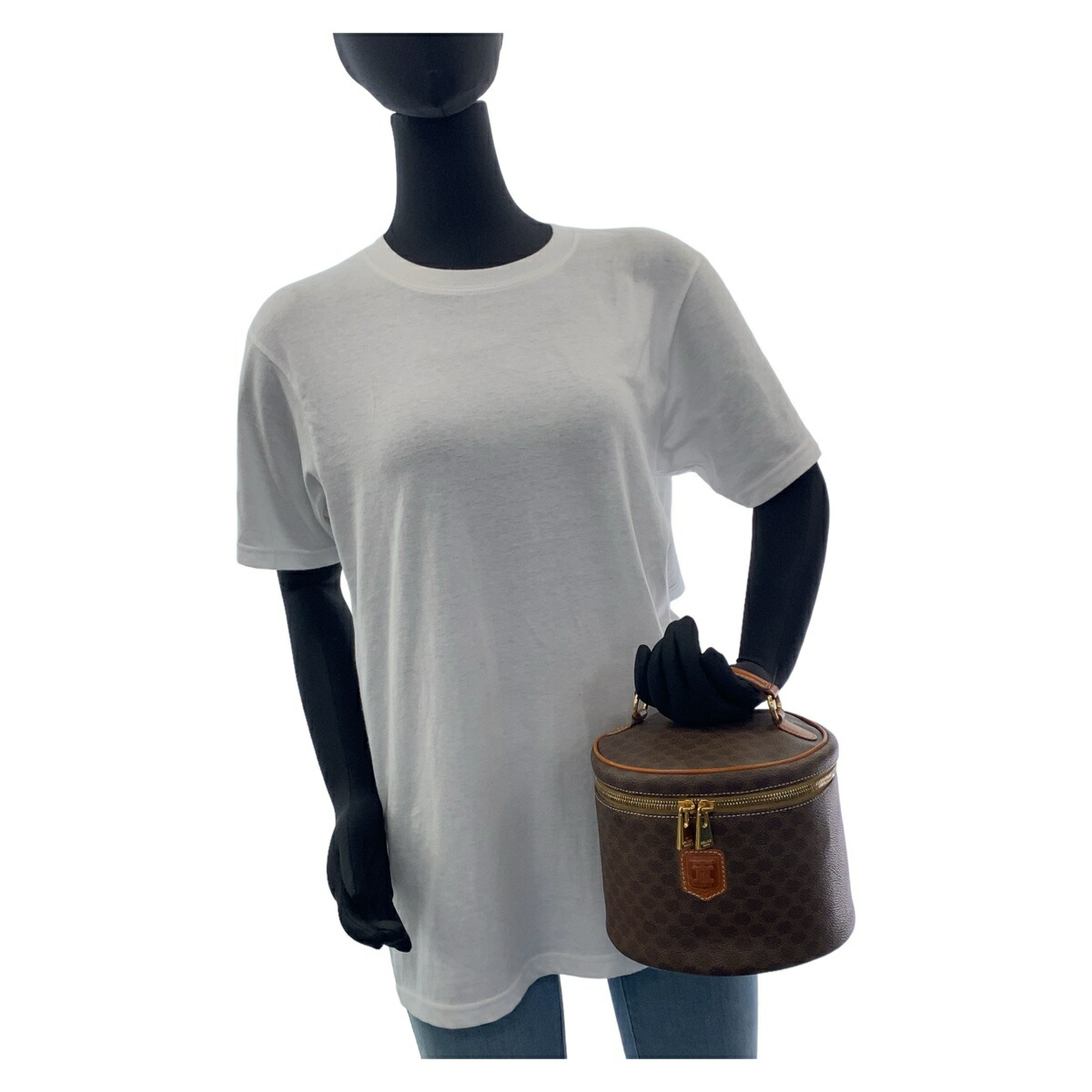 楽天市場】美品 CELINE セリーヌ ヴィンテージ マカダム ブラウン