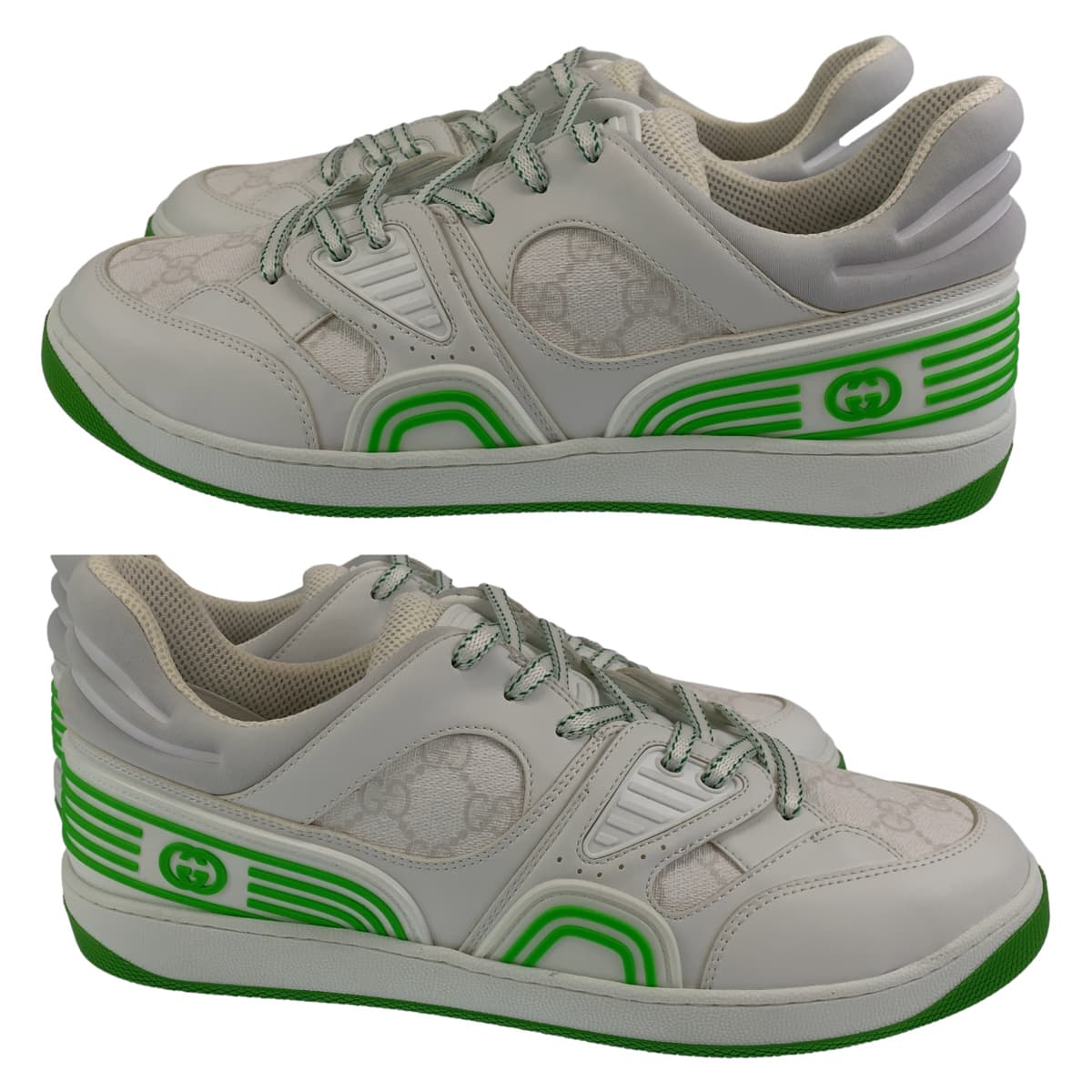 楽天市場】美品 GUCCI グッチ バスケット GG柄 サイズ11 ホワイト