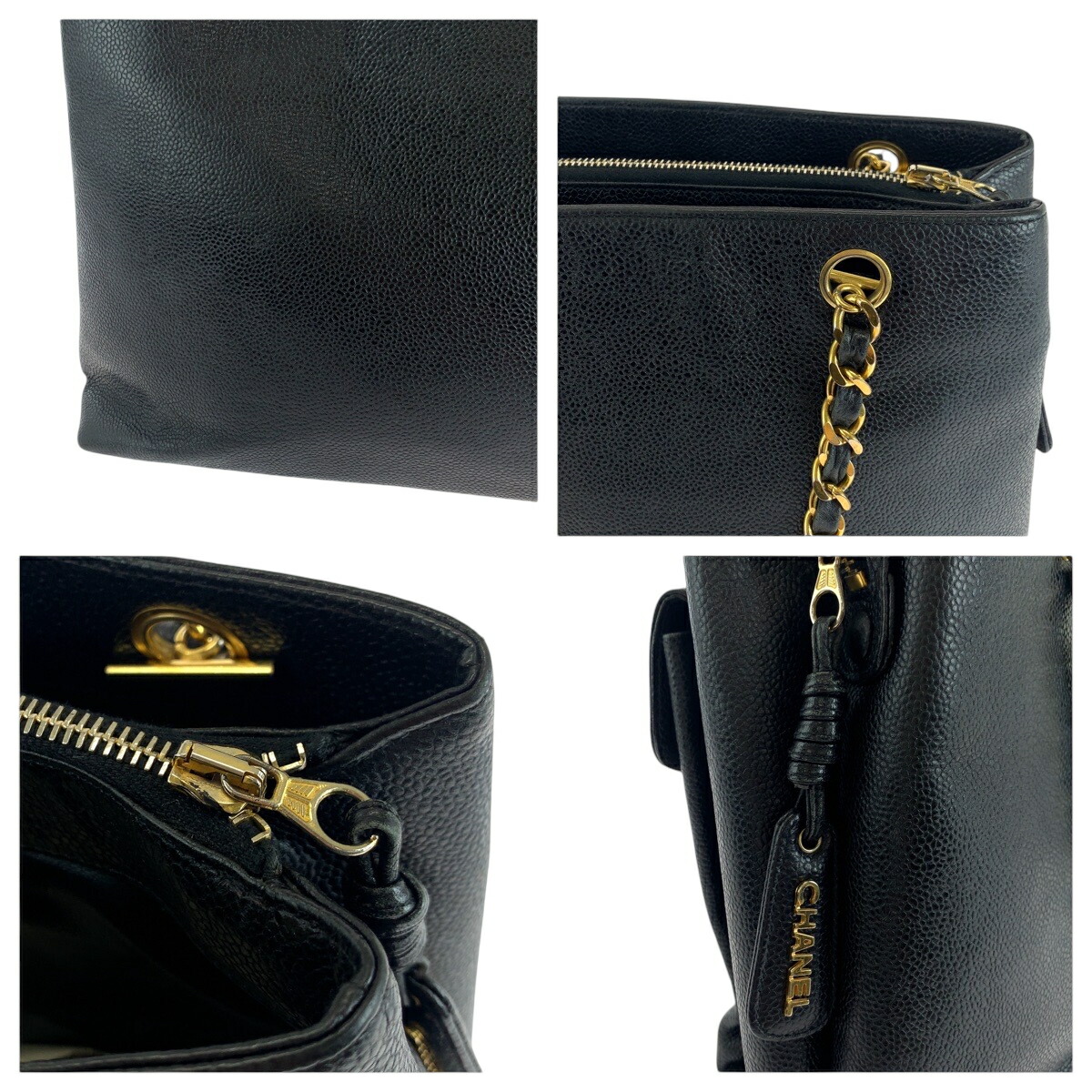 楽天市場】美品 CHANEL シャネル ココマーク ブラック 黒 ゴールド金具