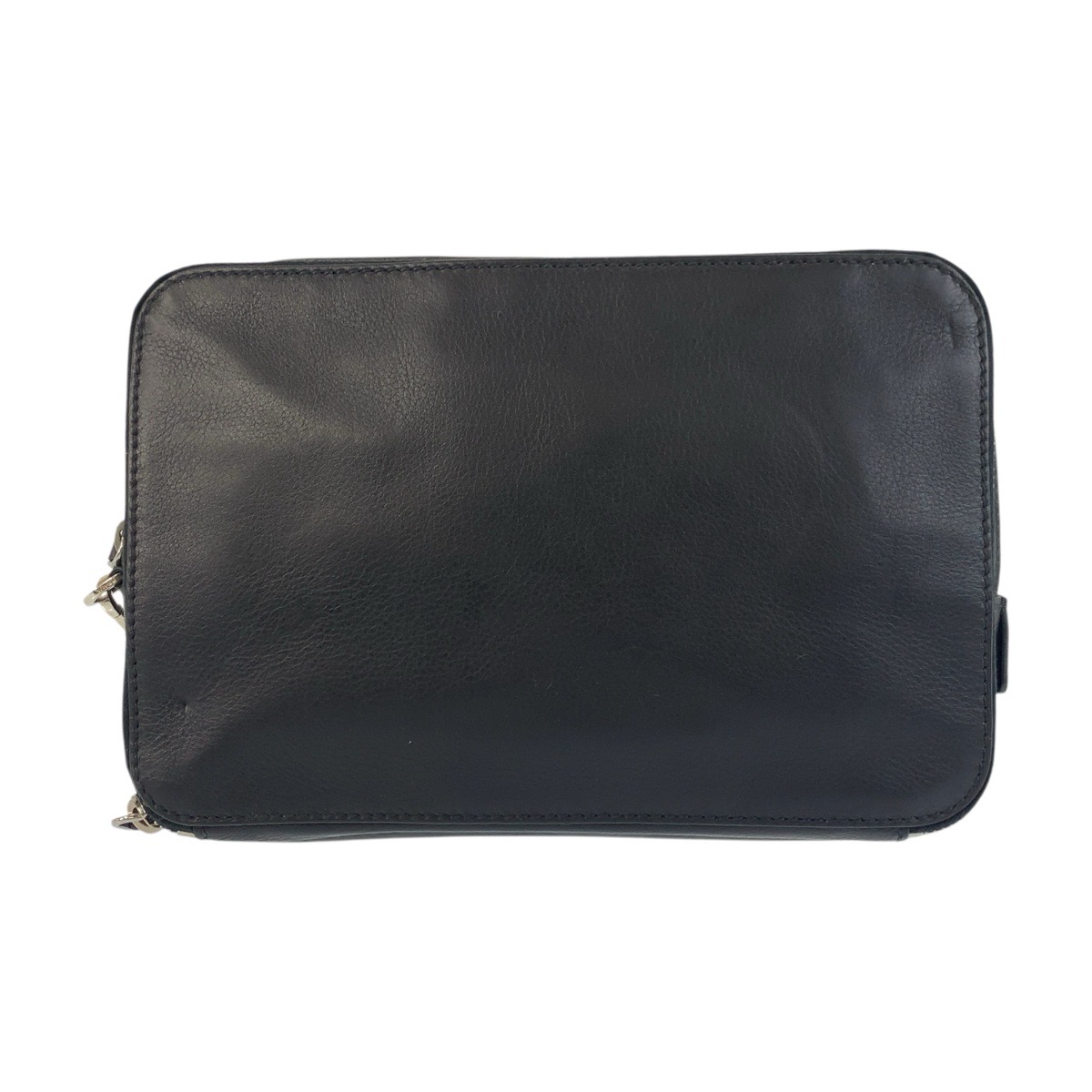 楽天市場】美品 PRADA プラダ 三角ロゴプレート ブラック 黒 シルバー