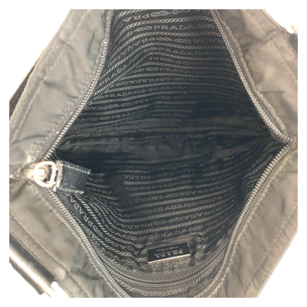 楽天市場】PRADA プラダ テスート 三角ロゴプレート ブラック 黒