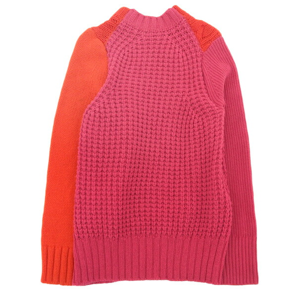 楽天市場】サカイ sacai ウール 長袖 ドッキング ケーブルニット