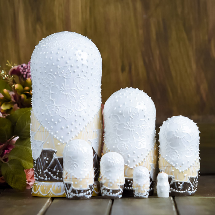 楽天市場】マトリョーシカ ロシア オブジェ 7個組 北欧雑貨 伝統工芸