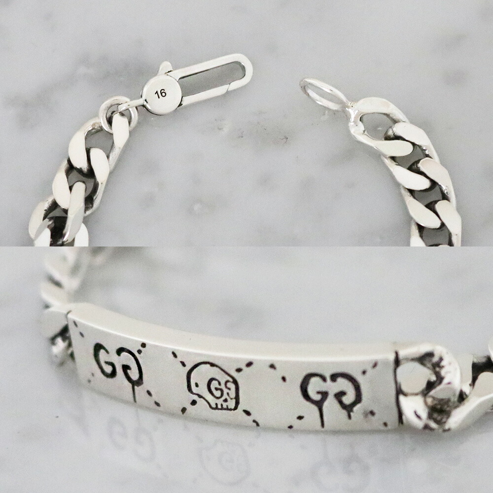 楽天市場】グッチ ブレスレット メンズ レディース ゴースト 455321