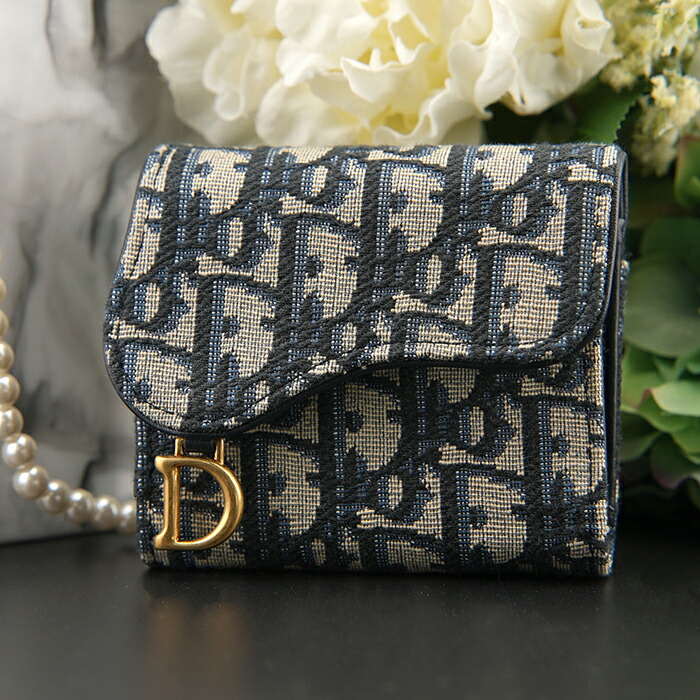 楽天市場】クリスチャン・ディオール サドル ロータスウォレット