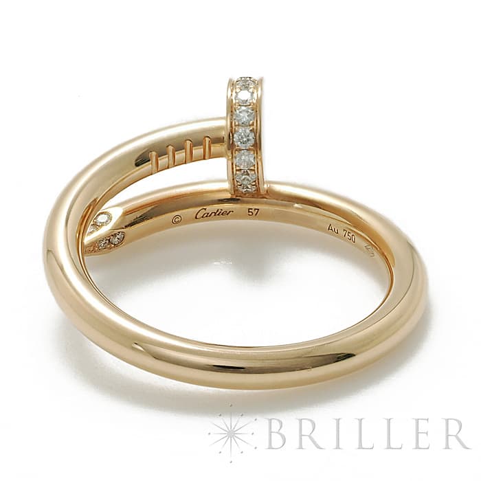 楽天市場】カルティエ ジュスト アン クル リング ピンクゴールド