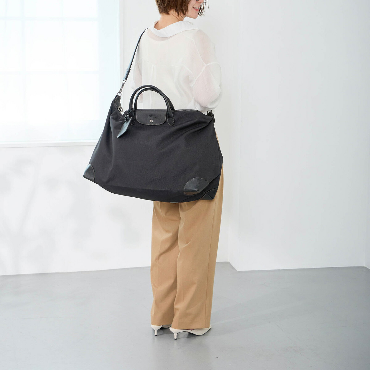 楽天市場】ロンシャン ボストンバッグ LONGCHAMP ボックスフォード