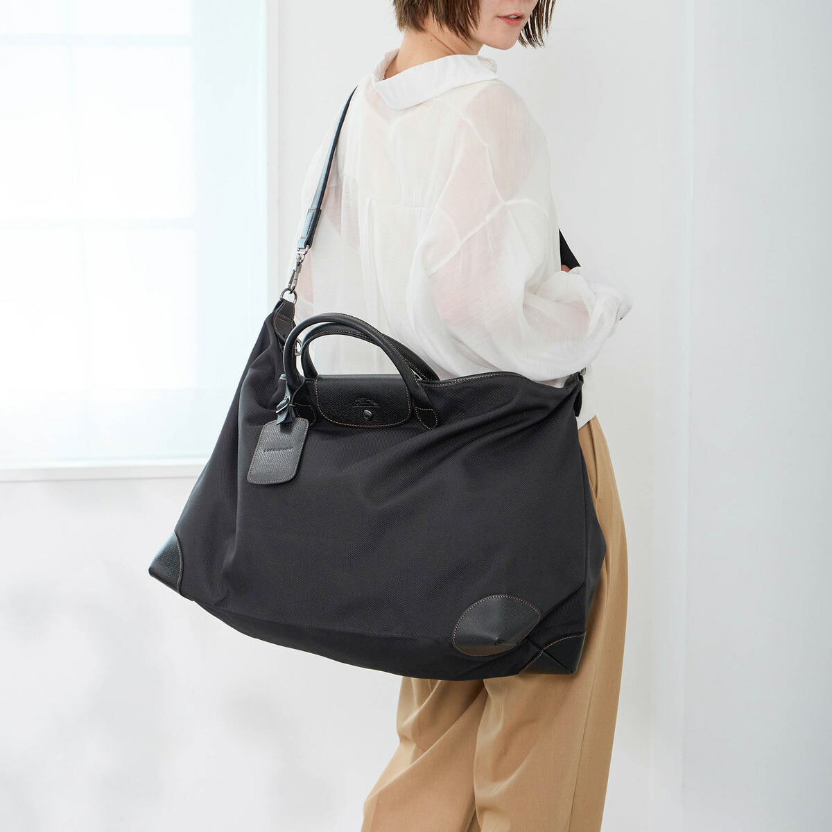 楽天市場】ロンシャン ボストンバッグ LONGCHAMP ボックスフォード