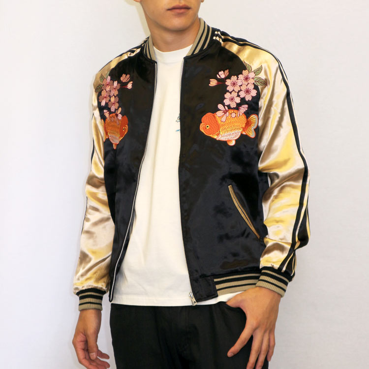 楽天市場】スカジャン ジャパネスク JAPANESQUE らんちゅう 蘭鋳 3RSJ