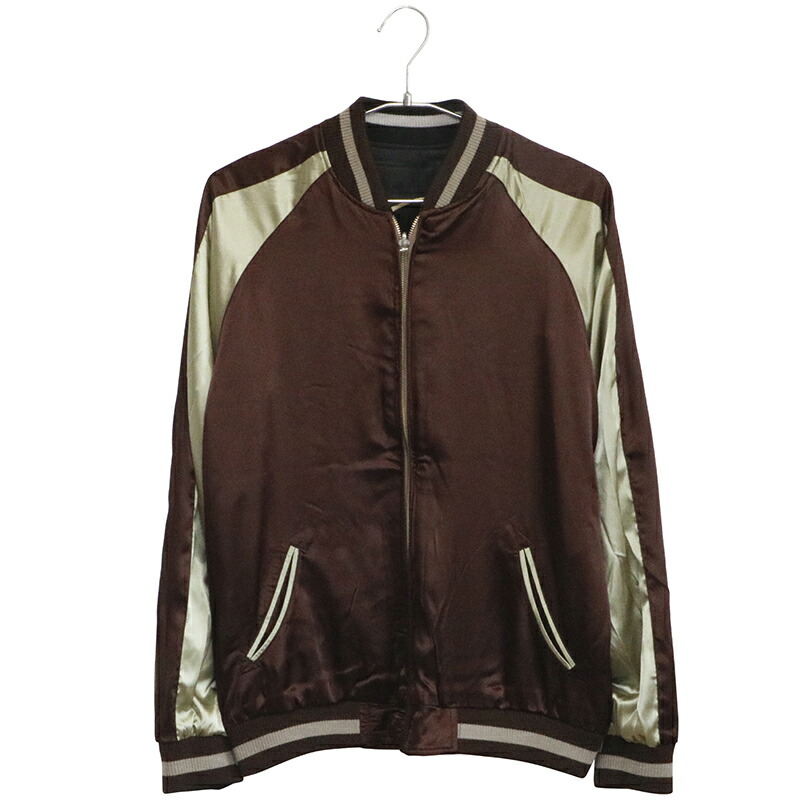 楽天市場】花旅楽団 はなたびがくだん 月に狐 刺繍 和柄 スカジャン