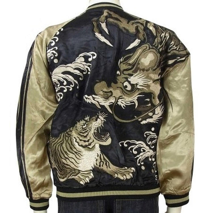 楽天市場】スカジャン 龍桜 りゅうおう龍虎スカジャン RKJ-101/和柄 竜