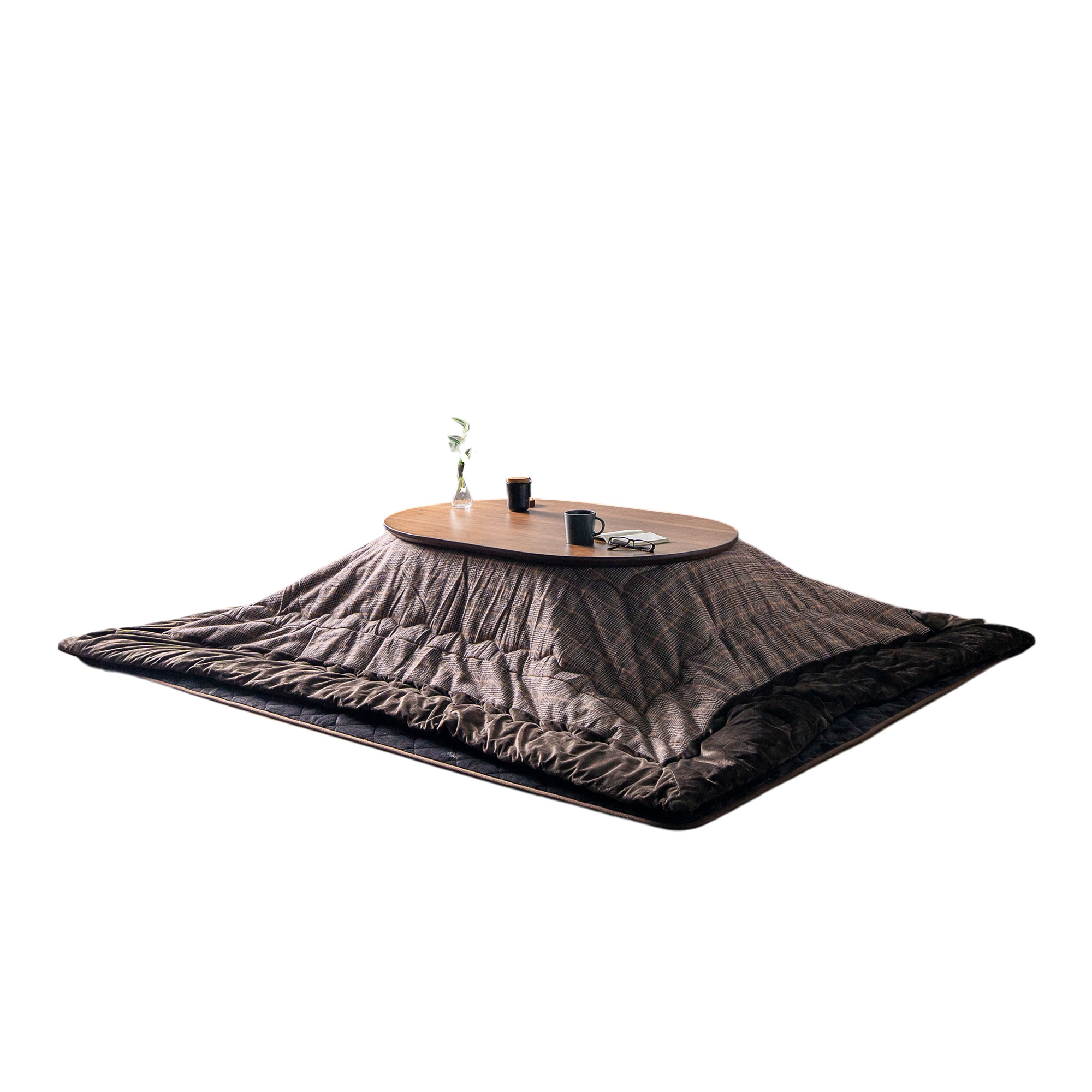 楽天市場】【SS限定!ポイント10倍】楕円 こたつ 3点セット 座卓 ロー