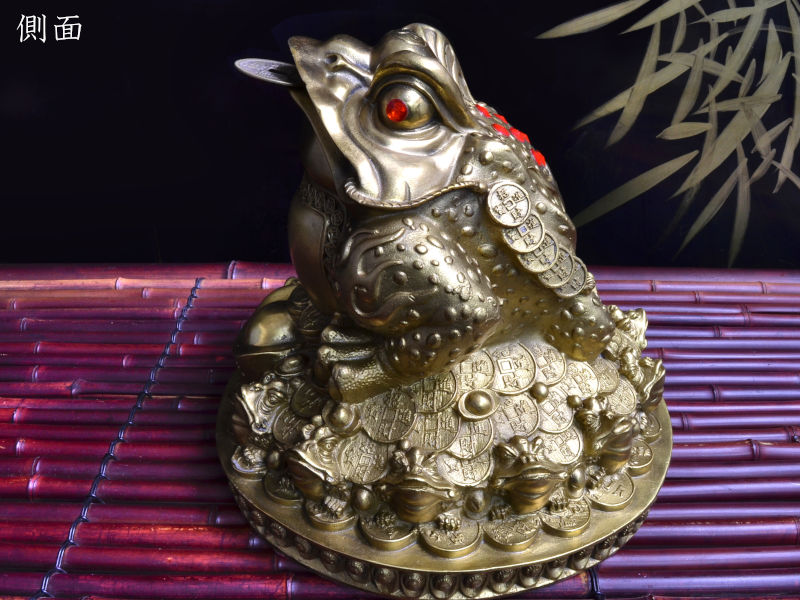 楽天市場】三脚銭蛙の置物 招財三脚銭蛙王 : 中国貿易CTCオンラインShop