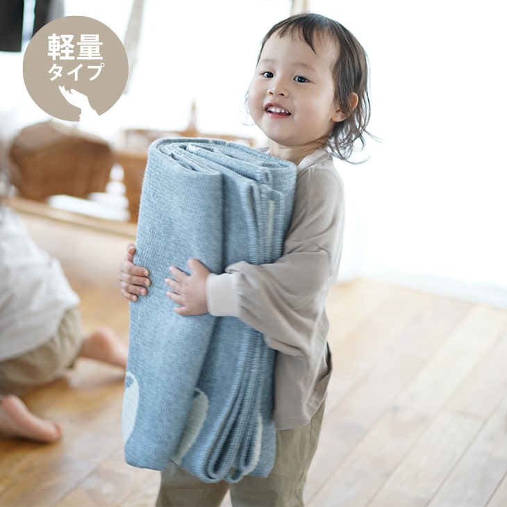 楽天市場】綿混 洗えるラグ パンダ 平織りジャガード 176×176cm cucan