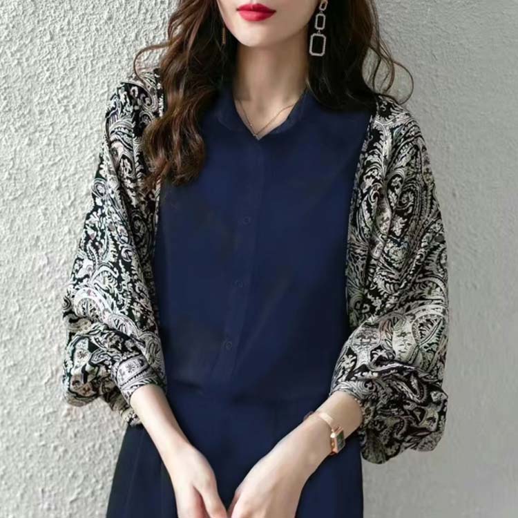 楽天市場】送料無料 ペイズリー柄 ブラウス レディース ボリューム袖