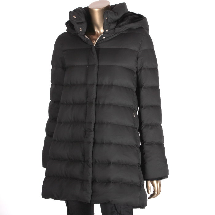 楽天市場】HERNO ヘルノ ダウンコート POLAR-TECH ブラック PI001795D
