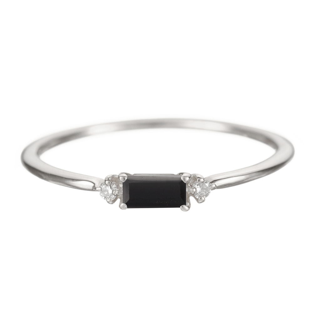 楽天市場】K18ブラックスピネル リング classico ブラックスピネル