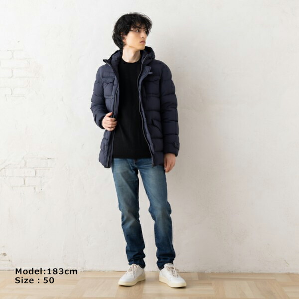 楽天市場】ヘルノ ダウンジャケット コート レジェンド ブルー メンズ