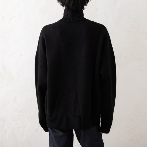 楽天市場】アミパリス ニット セーター ブラック メンズ AMI PARIS