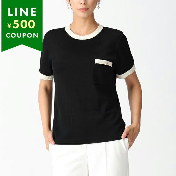 楽天市場】シャネル ニット セーター Tシャツ カットソー CCマーク