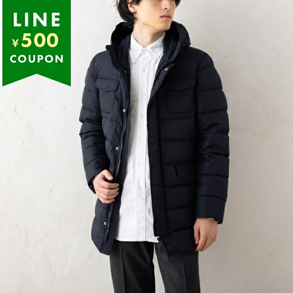 楽天市場】ヘルノ ダウンジャケット コート ネイビー メンズ HERNO